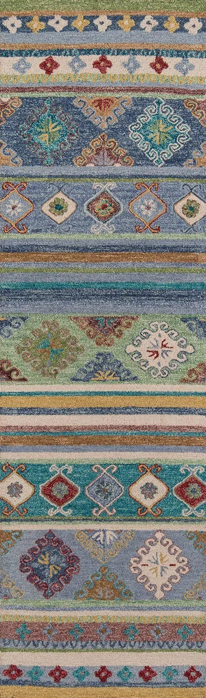 Tangier TAN 32 Blue Rug