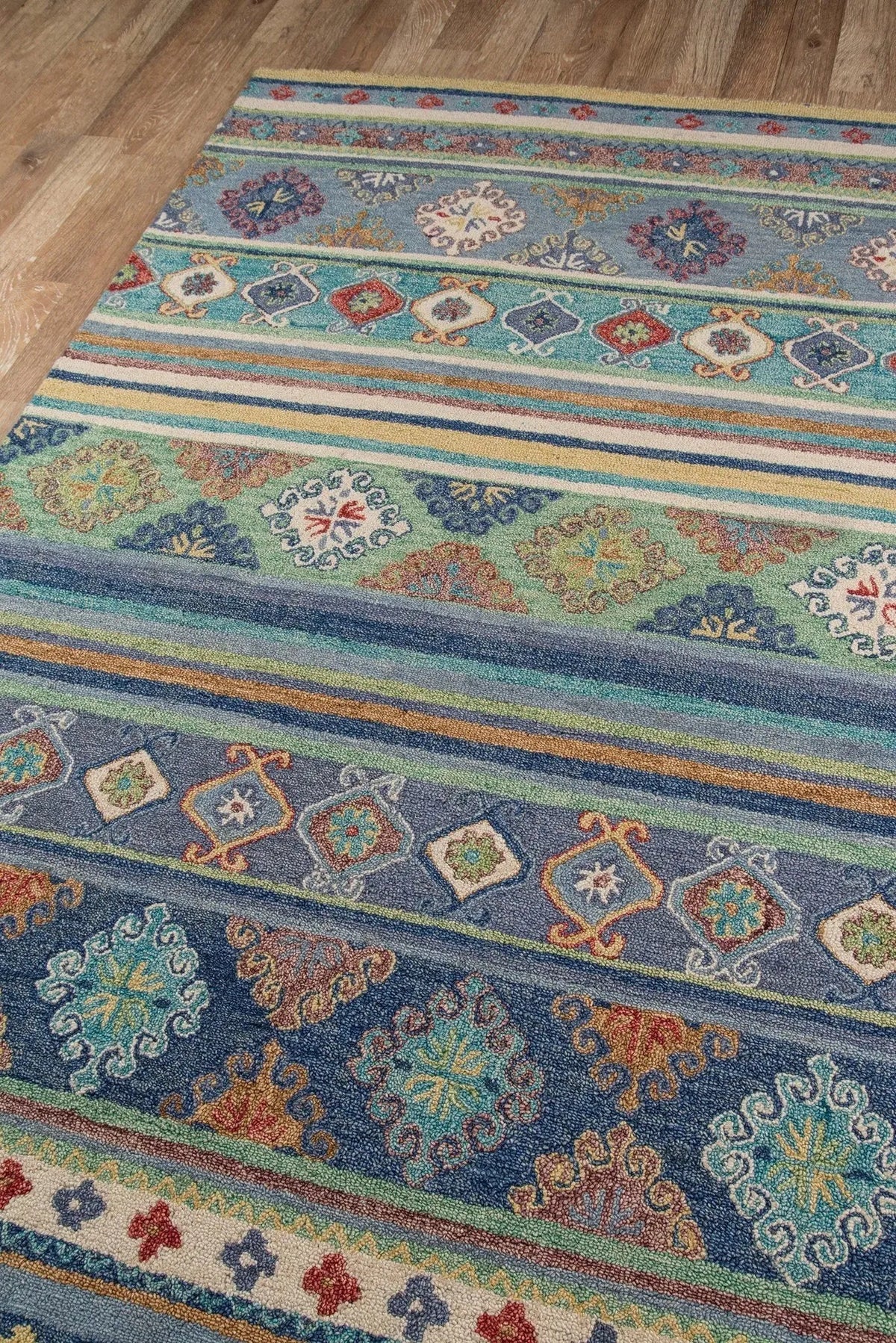 Tangier TAN 32 Blue Rug