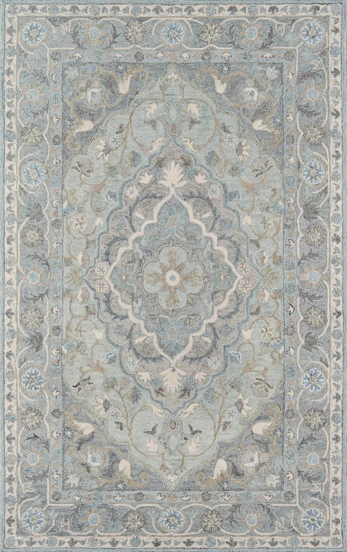 Tangier TAN 33 Blue Rug