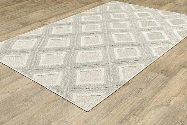 Tangier TAN04 Grey/Ivory Rug