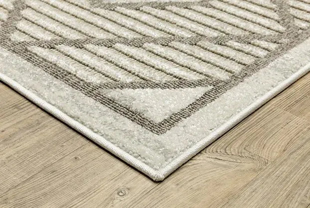 Tangier TAN05 Off-white/Olive Rug