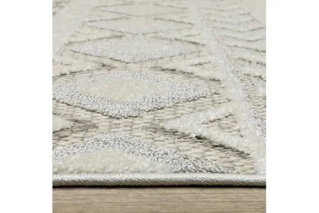 Tangier TAN06 Grey/Ivory Rug