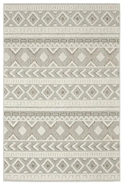 Tangier TAN06 Grey/Ivory Rug