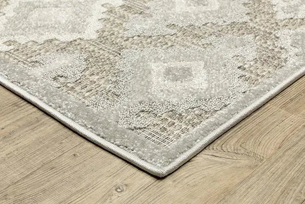 Tangier TAN08 Ivory/Grey Rug