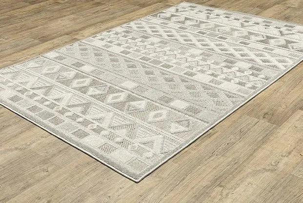 Tangier TAN09 Grey/Brown Rug