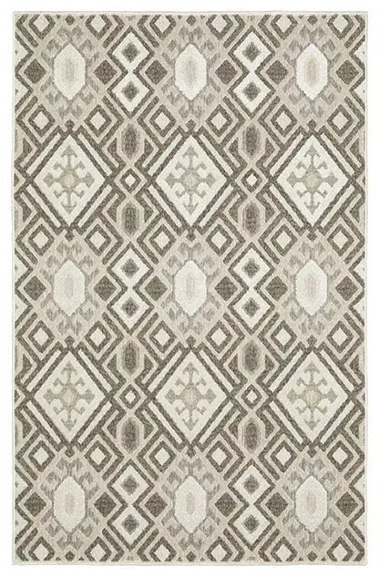 Tangier TAN10 Off-white/Grey Rug