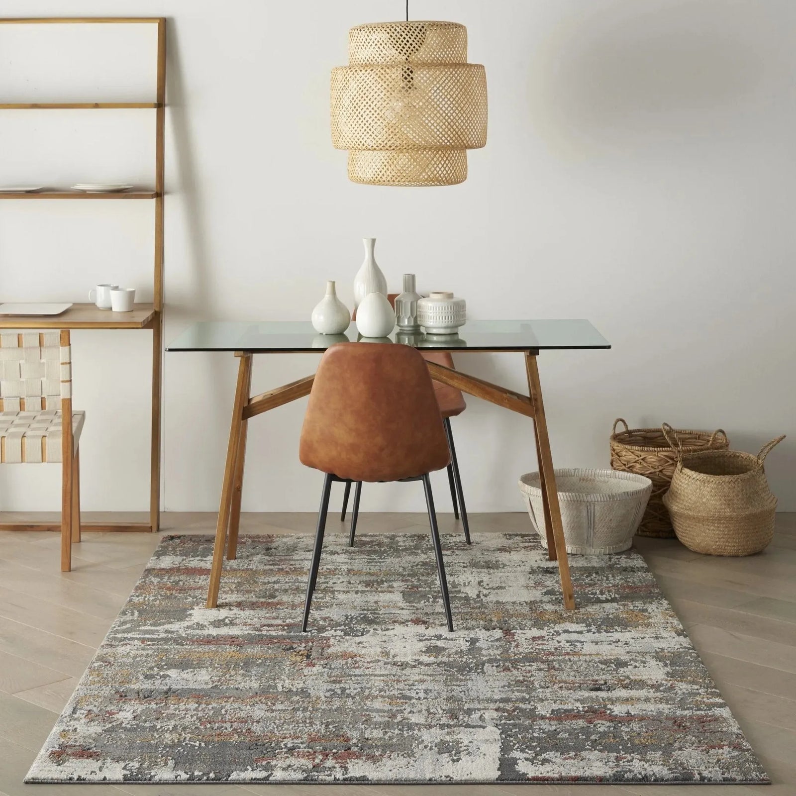 Tangra TNR02 Grey/Multi Rug