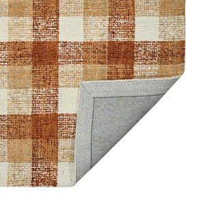 Tartan TRA-10 Orange Rug