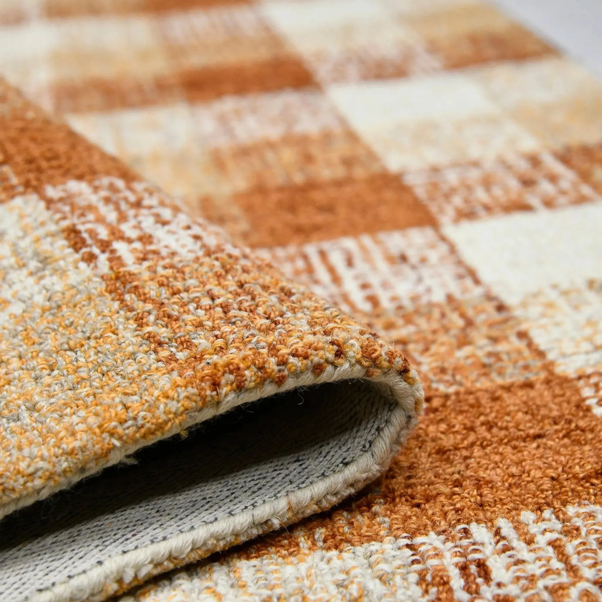 Tartan TRA-10 Orange Rug