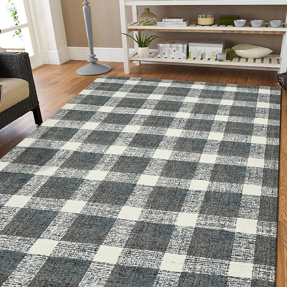 Tartan TRA-8 Dark Grey Rug