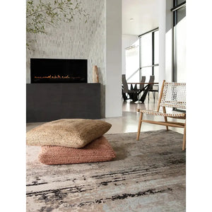 Tattvam by Kavi TVM03 Gray/Tan Rug