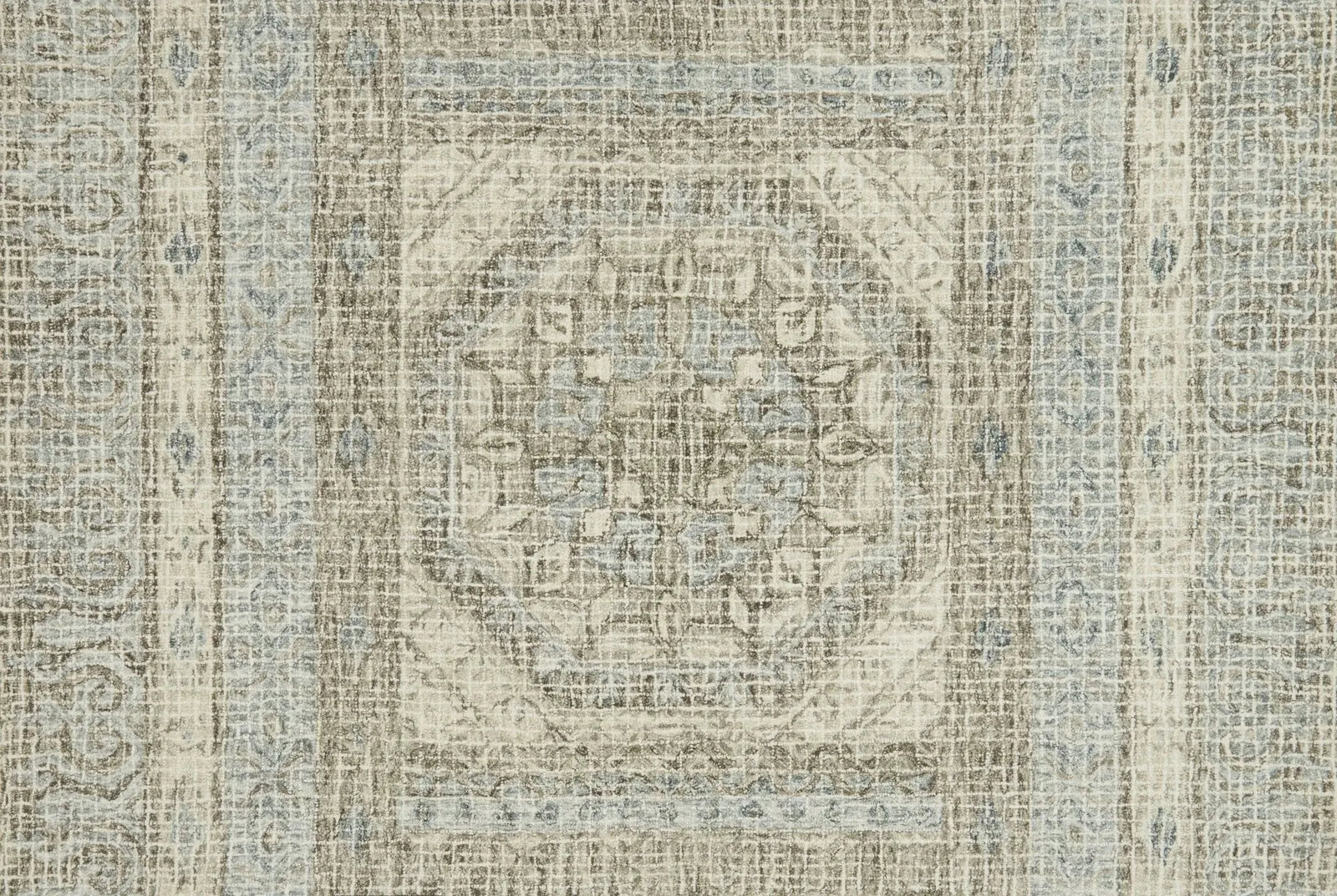 Tatum TW 02 Stone / Blue Rug