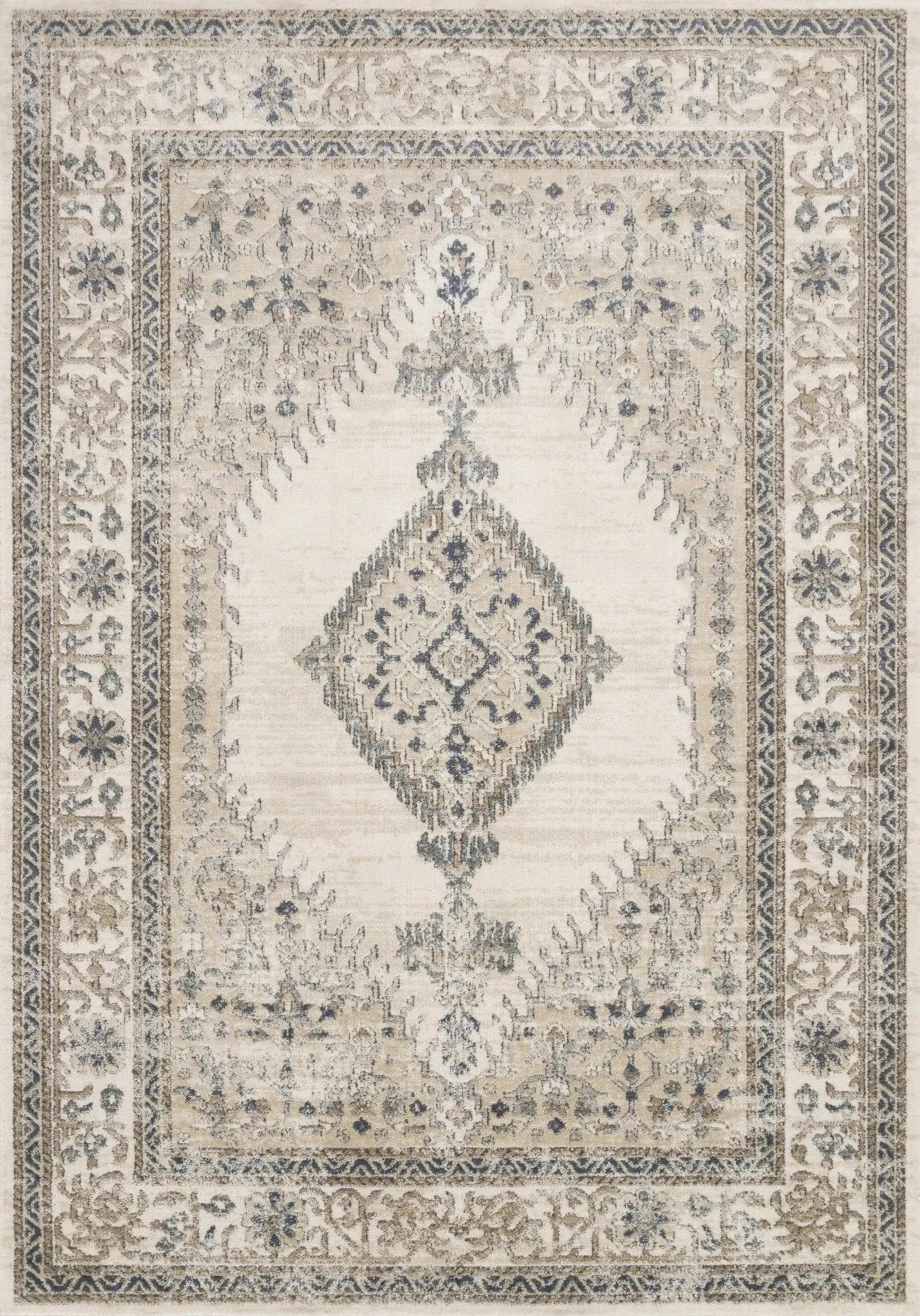 Teagan TEA-02 Oatmeal/Ivory Rug