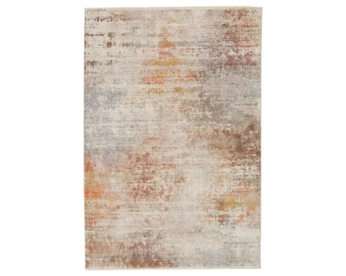 Terra TRR07 Orange/Grey Rug