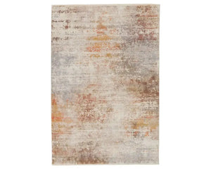 Terra TRR07 Orange/Grey Rug