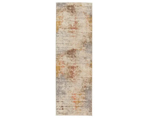 Terra TRR07 Orange/Grey Rug