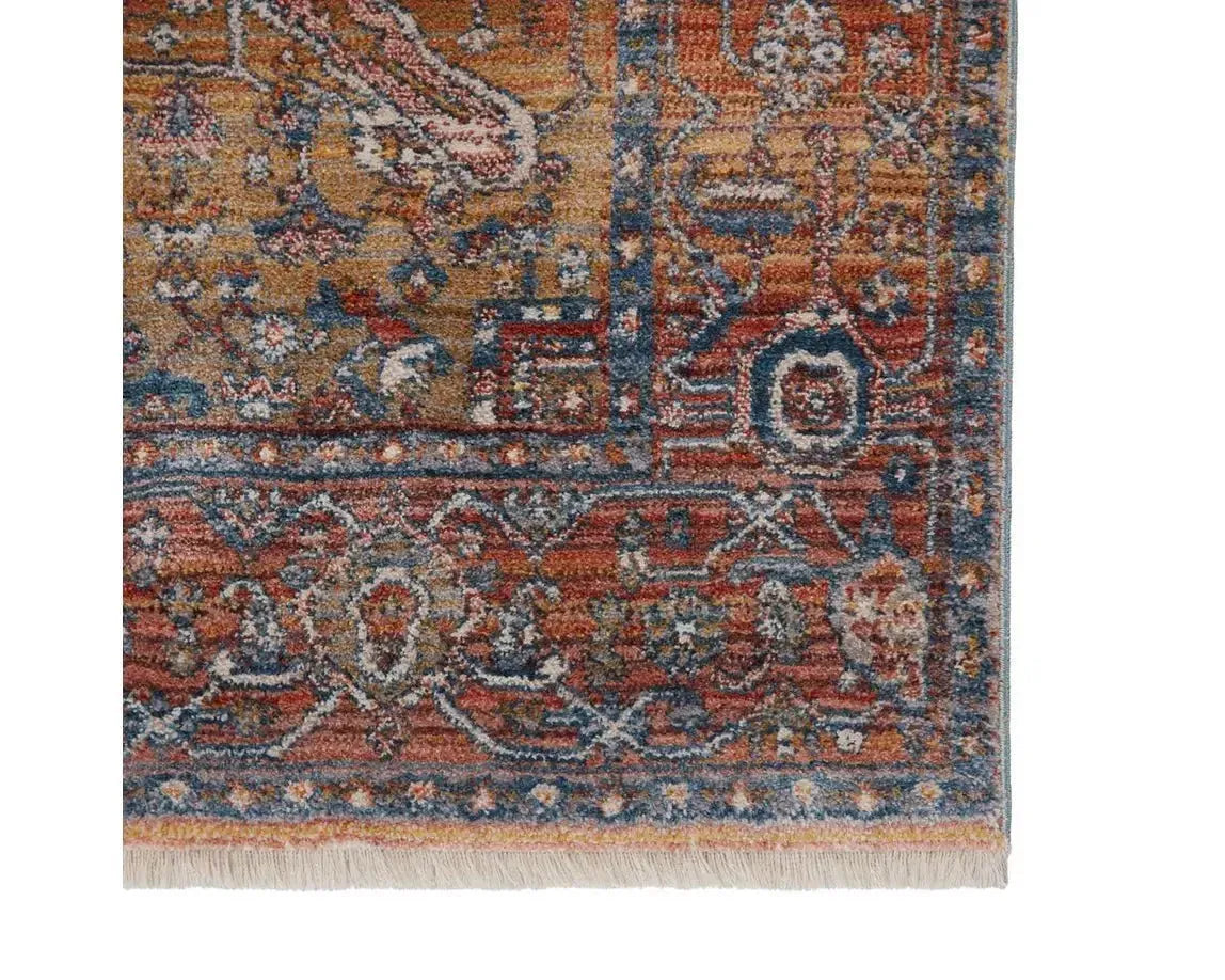 Terra TRR08 Orange/Blue Rug