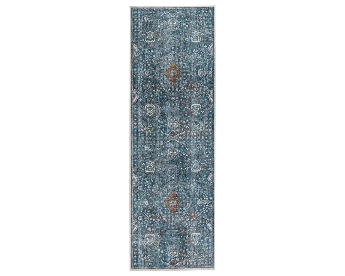 Terra TRR09 Blue/Orange Rug