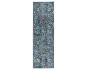 Terra TRR09 Blue/Orange Rug