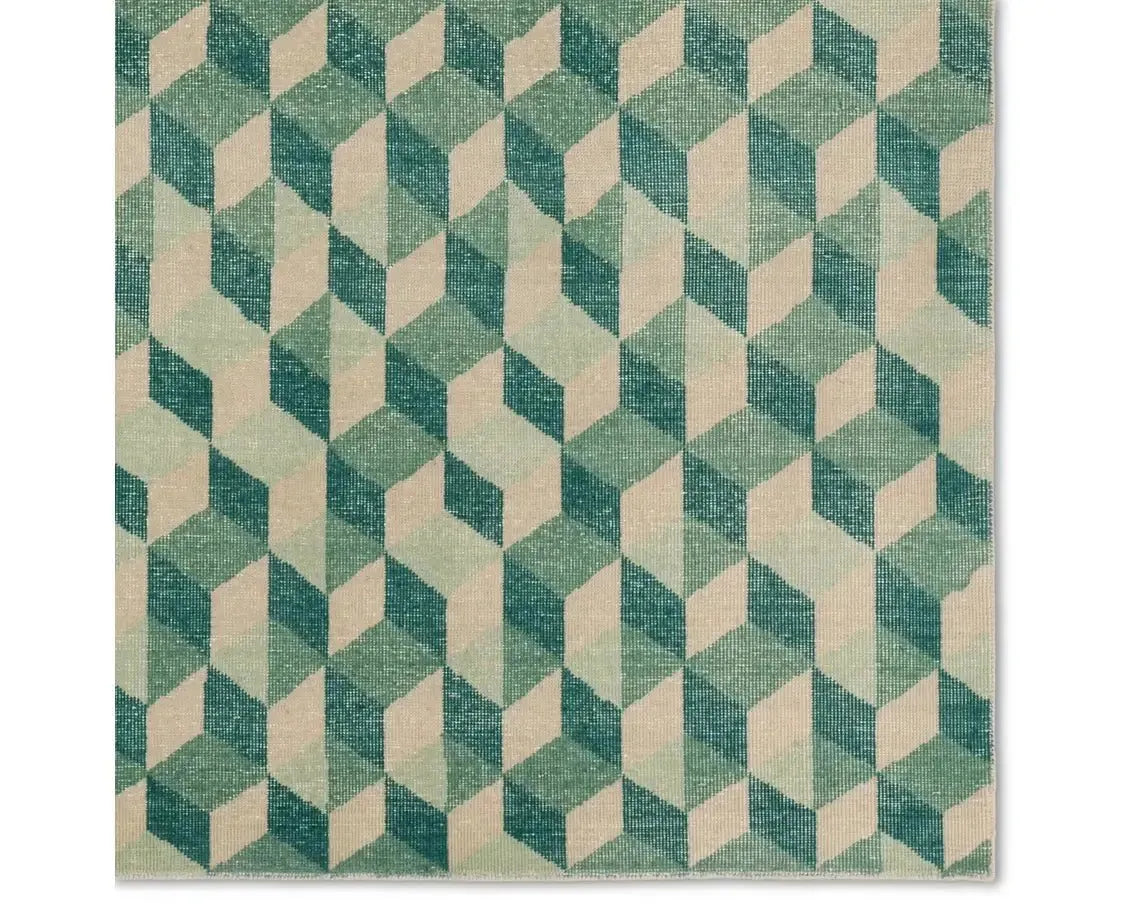 Tessera TSS04 Green/Cream Rug