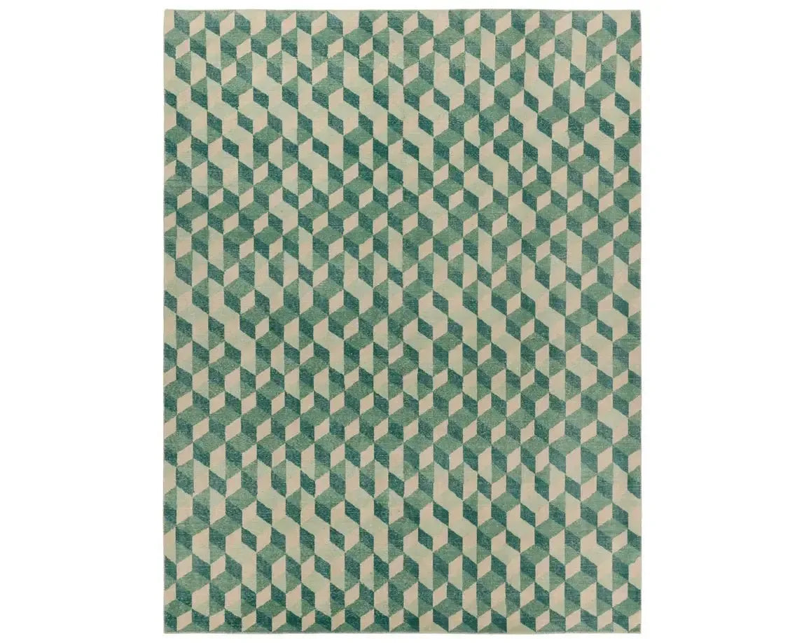 Tessera TSS04 Green/Cream Rug