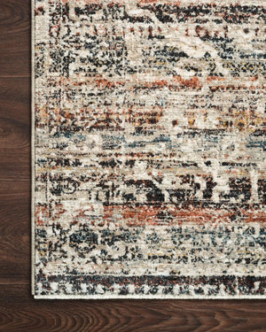 Theia THE-03 Taupe/Multi Rug