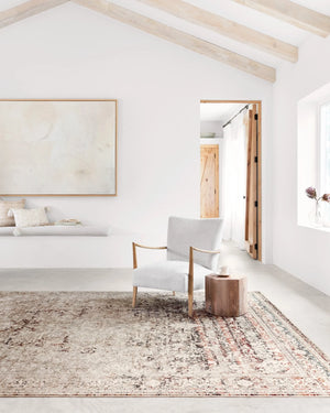 Theia THE-05 Taupe/Brick Rug