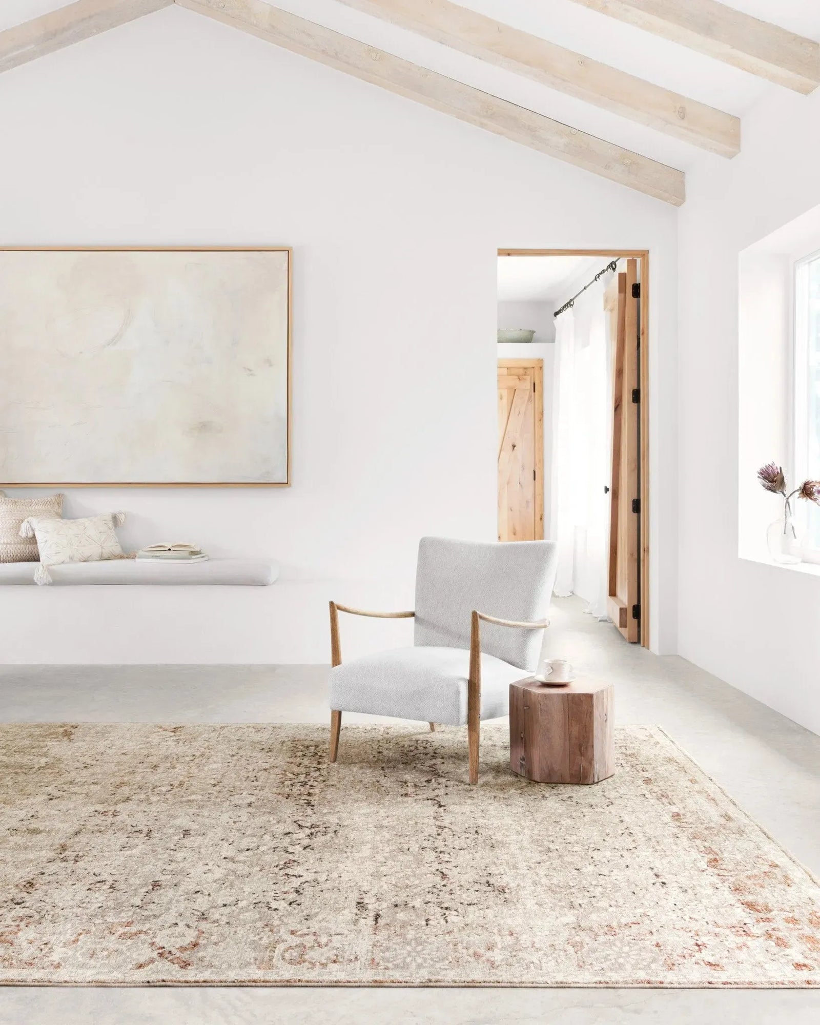 Theia THE-07 Natural/Rust Rug