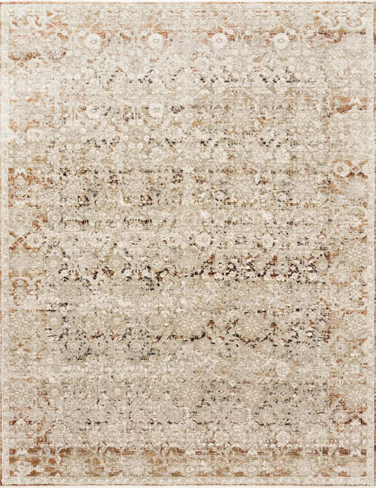 Theia THE-07 Natural/Rust Rug