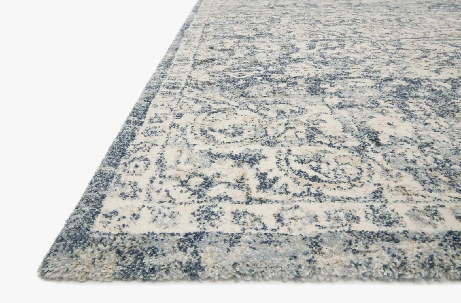 Theory Thy-02 Ivory/Blue Rug