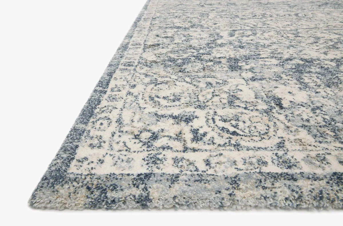 Theory Thy-02 Ivory/Blue Rug