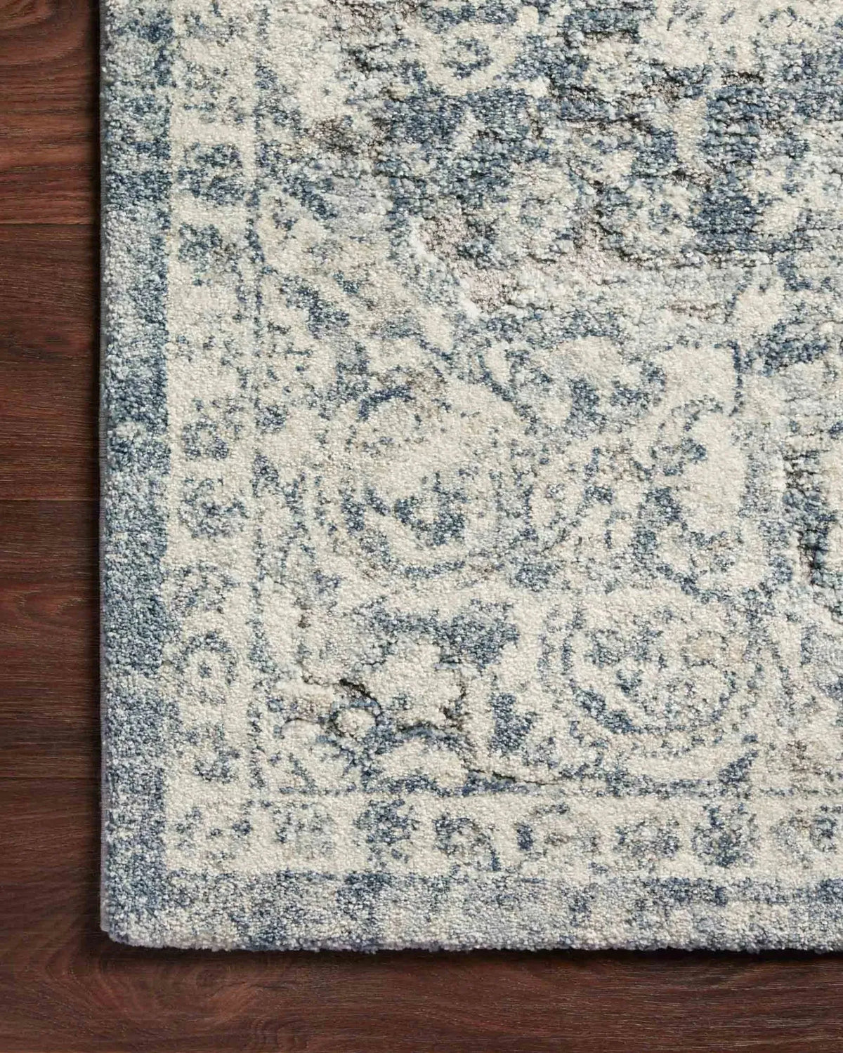 Theory Thy-02 Ivory/Blue Rug