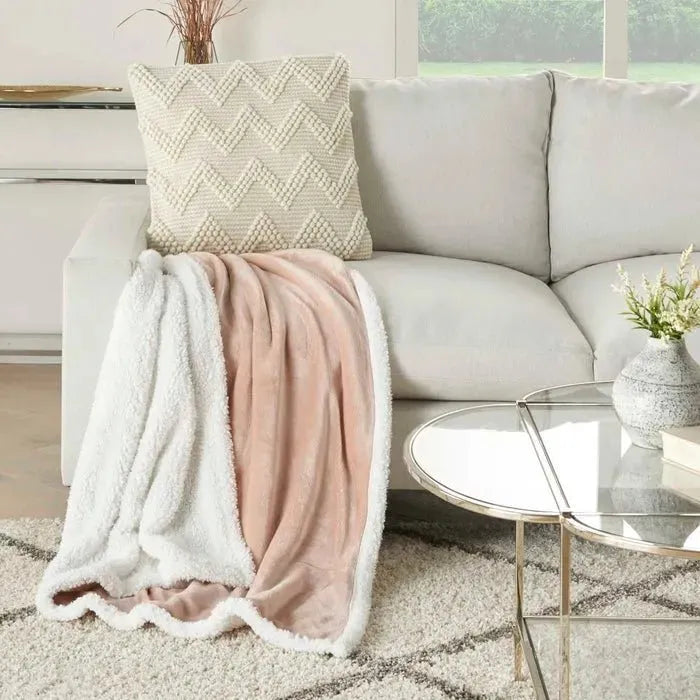 Throw Blankets SN102 Blush Throw Blanket