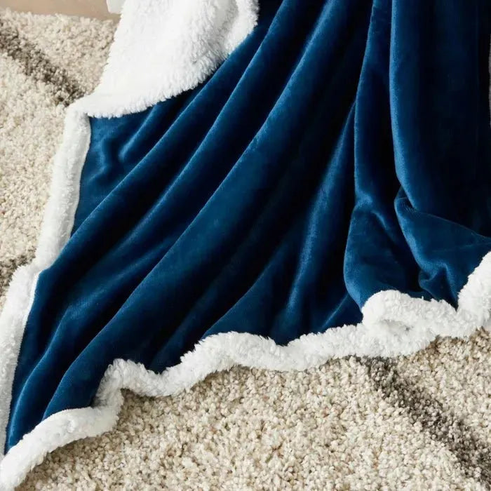 Throw Blankets SN102 Navy Throw Blanket