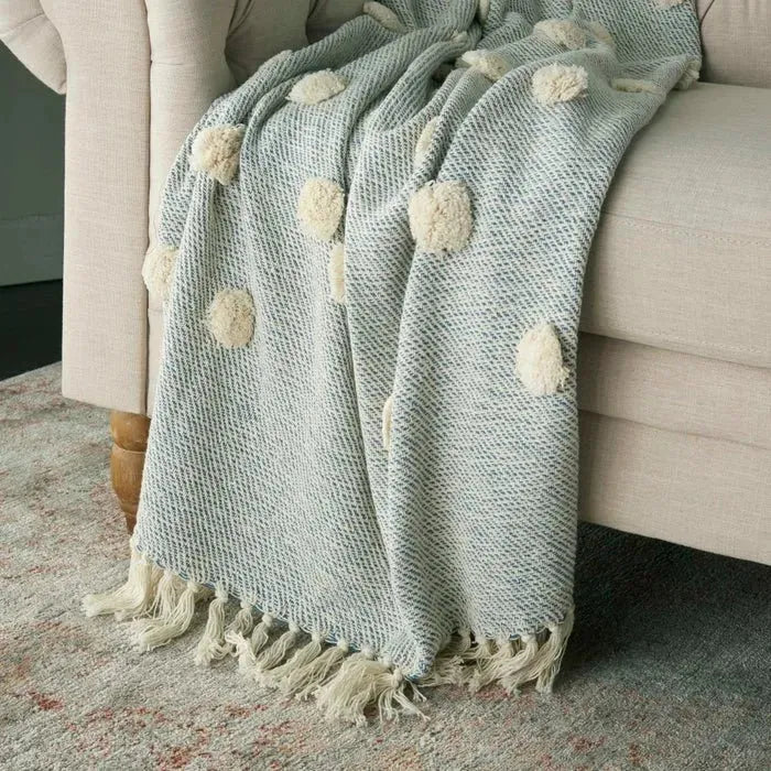 Throw SH019 Blue Throw Blanket