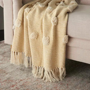 Throw SH019 Mustard Throw Blanket