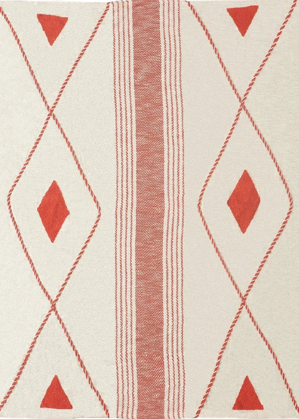 Throws Lr80186 Red/White Throw Blanket