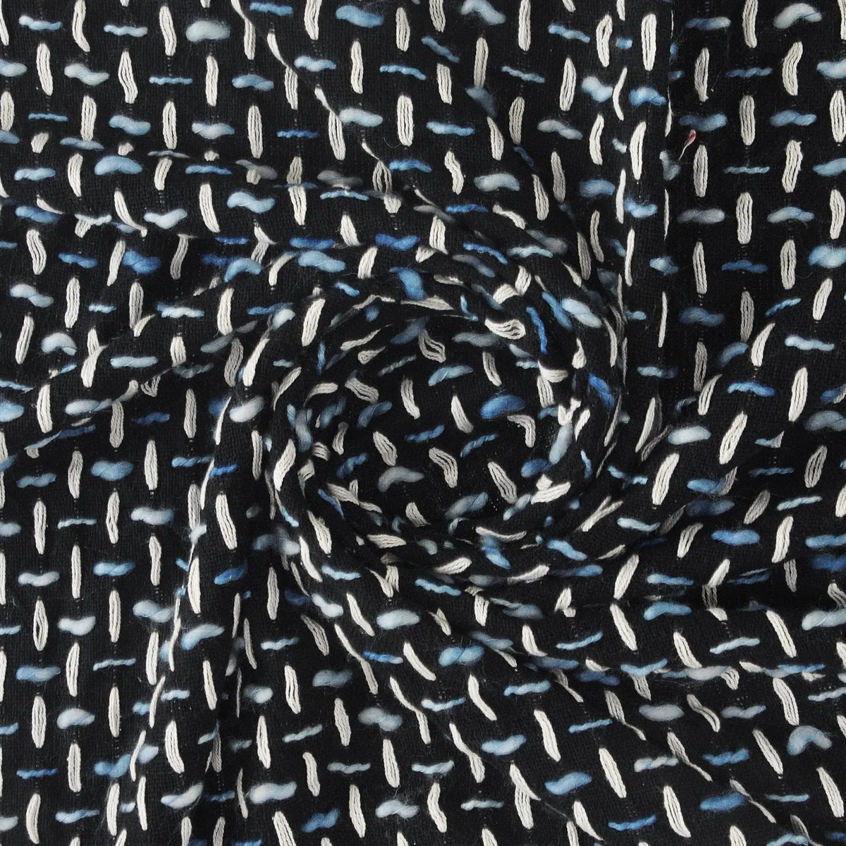 Throws Lr80190 Black/Blue Throw Blanket