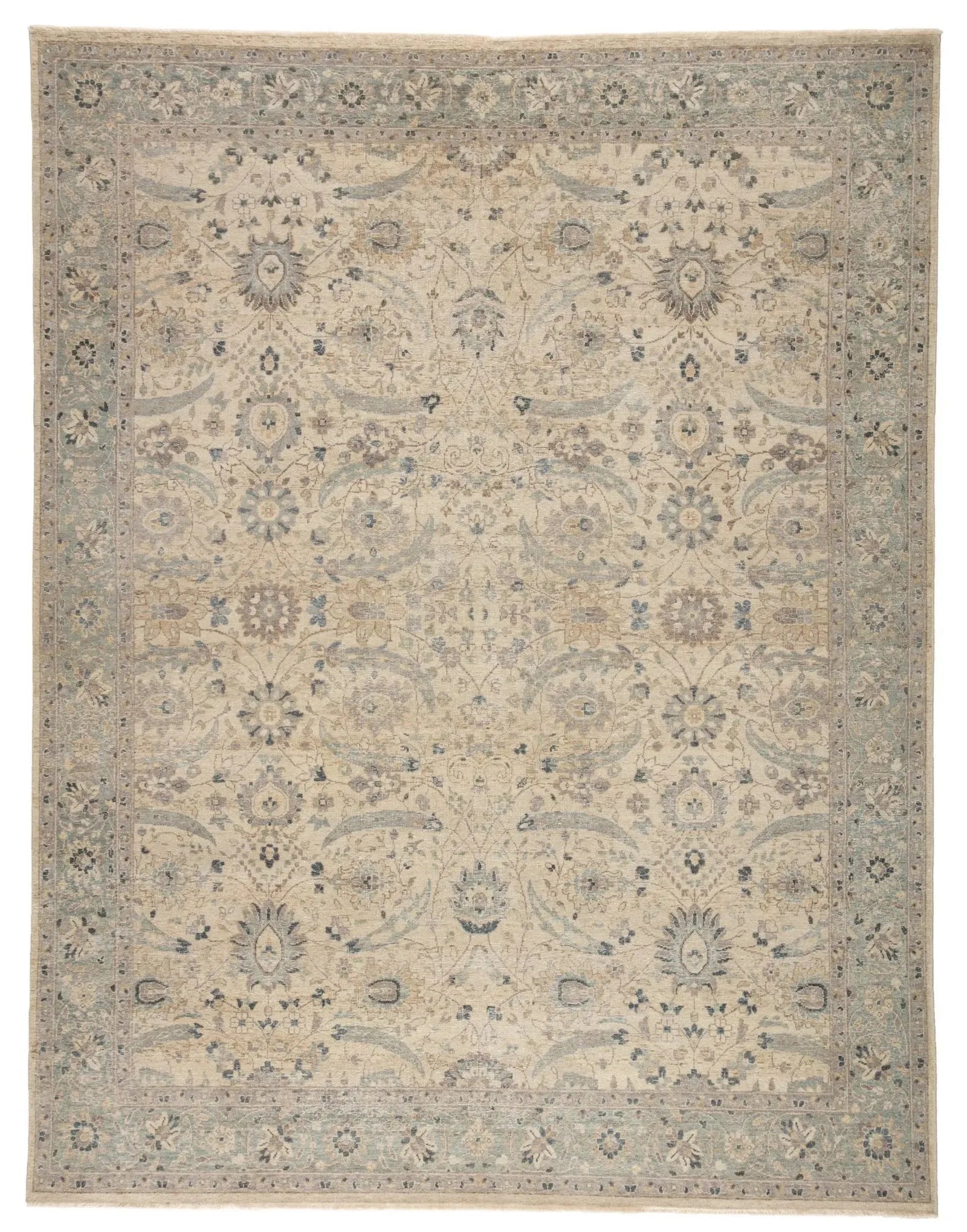 Tierzah Trz01 Merey Gray/Beige Rug