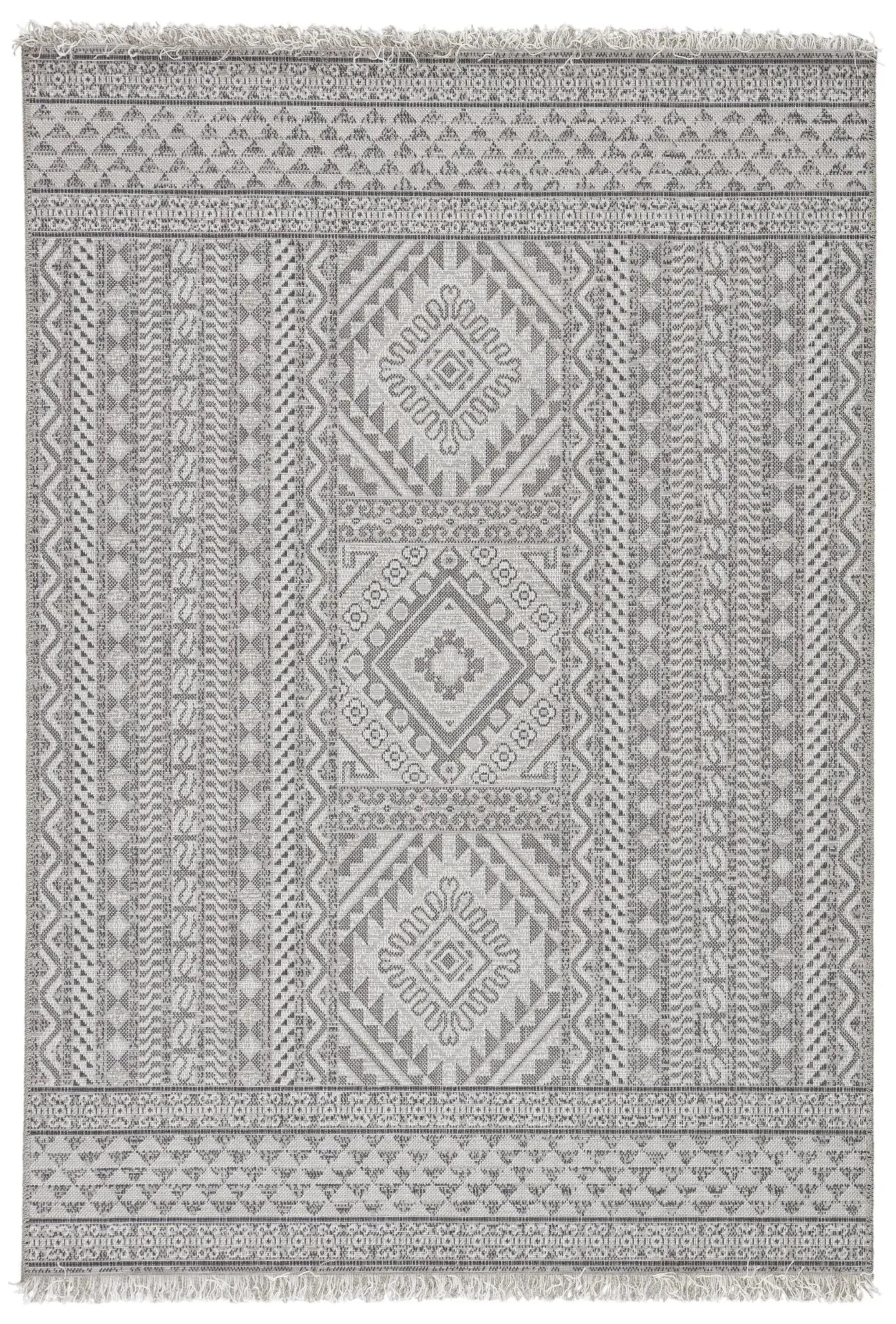 Tikal Tkl01 Inayah Gray/Light Gray Rug