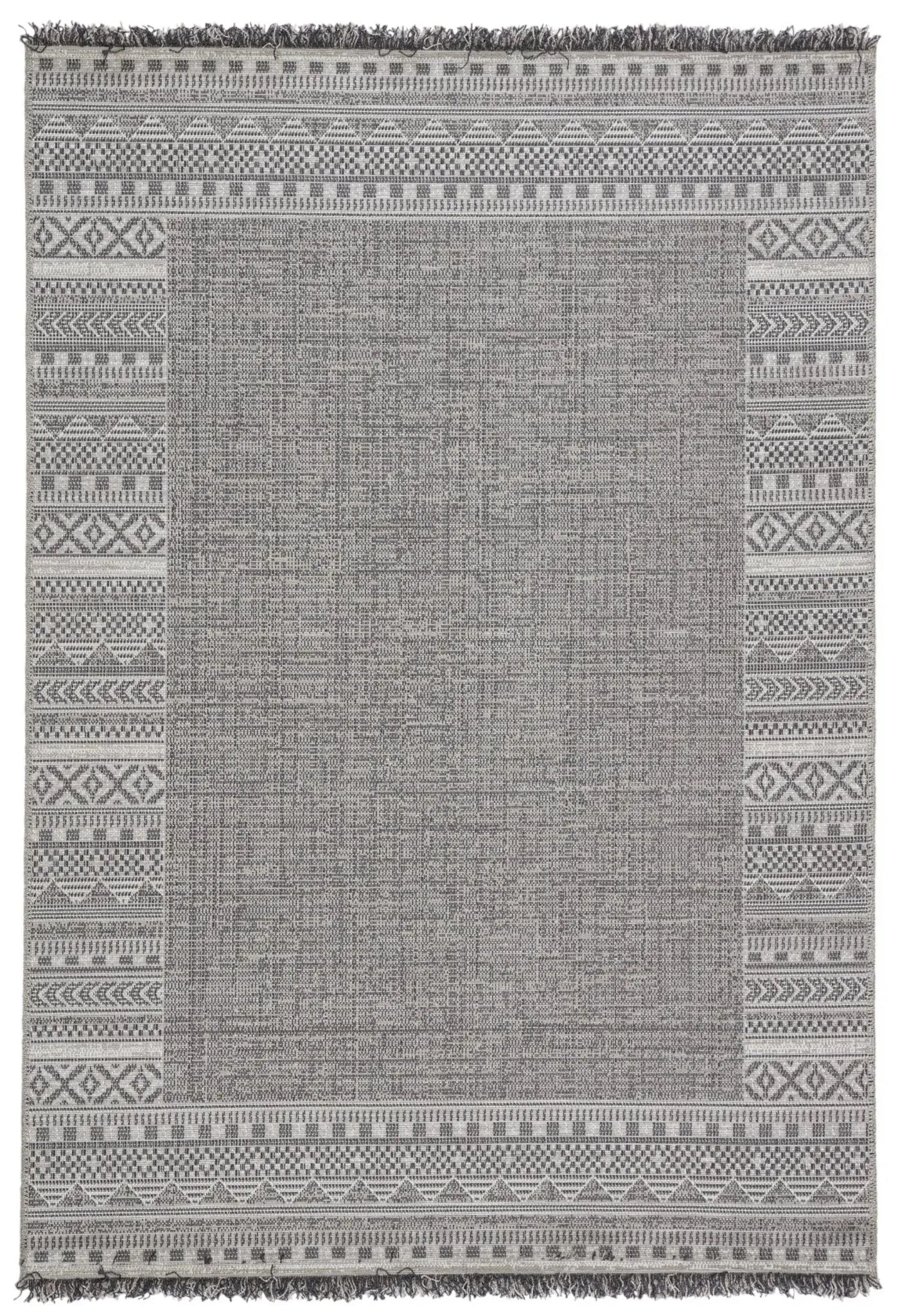 Tikal Tkl02 Kiyan Gray/Light Gray Rug