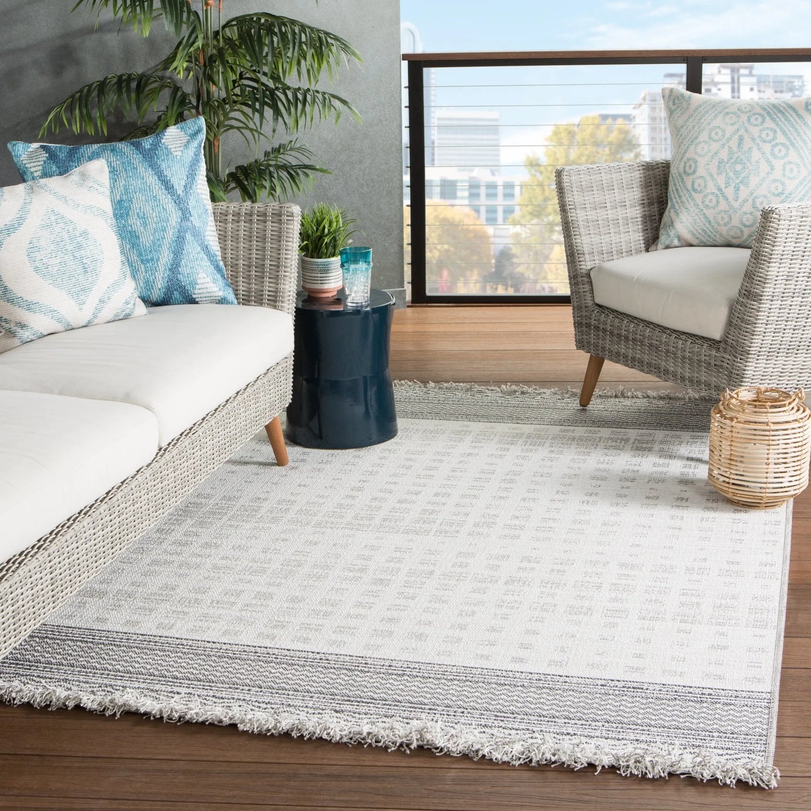 Tikal Tkl05 Marion Gray/Light Gray Rug