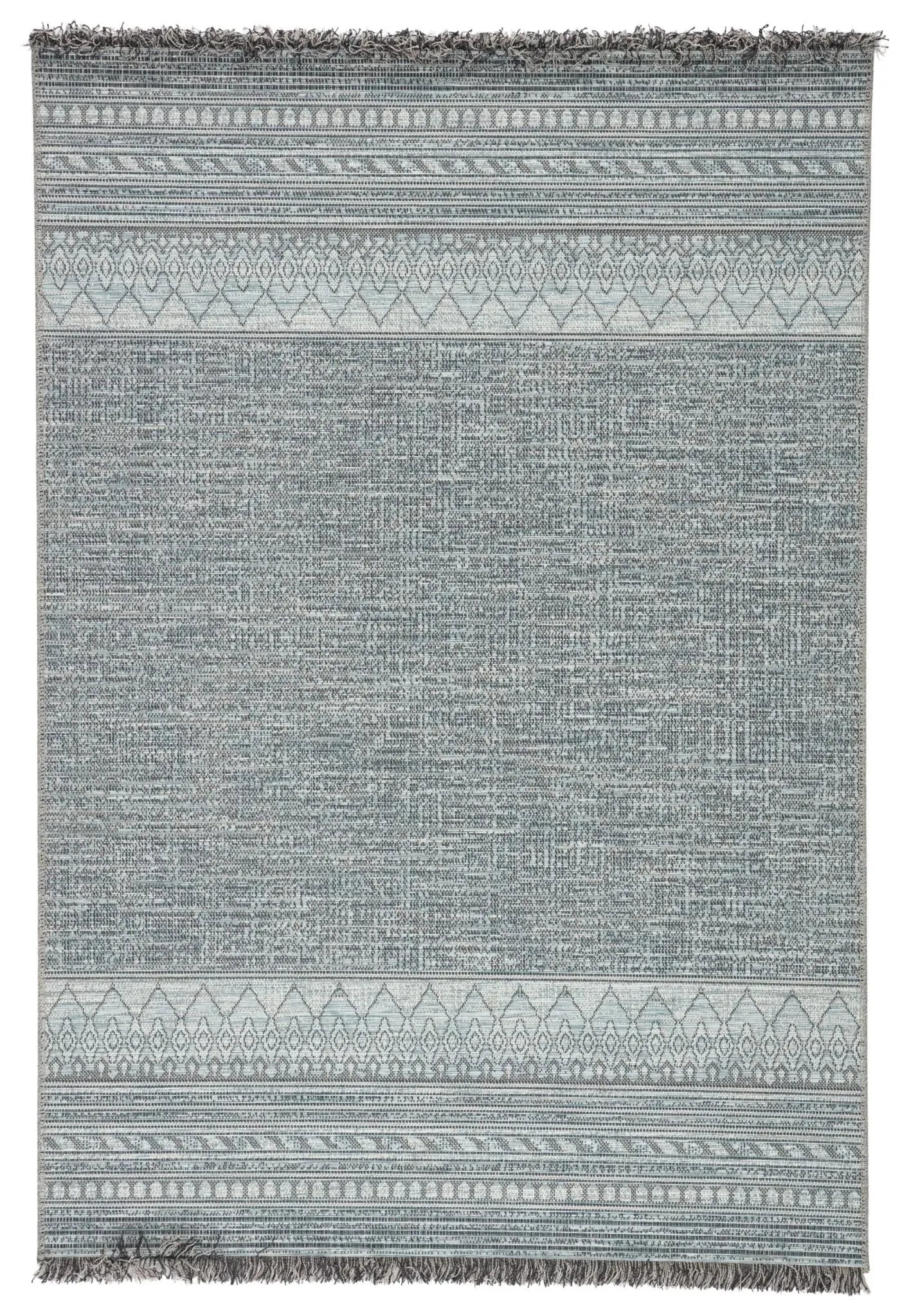 Tikal Tkl07 Rao Gray/Light Blue Rug
