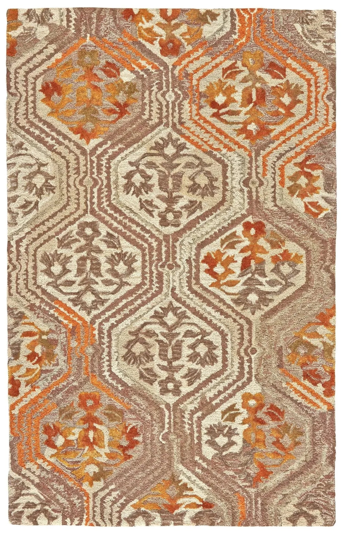 Tivoli 6518213F Tan/Orange Rug
