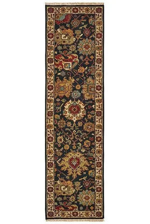 Tommy Bahama Angora 12302 Black Ivory Rug