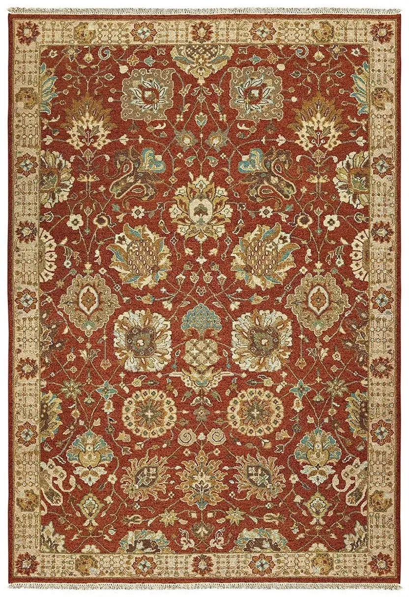 Tommy Bahama Angora 12303 Rust Ivory Rug
