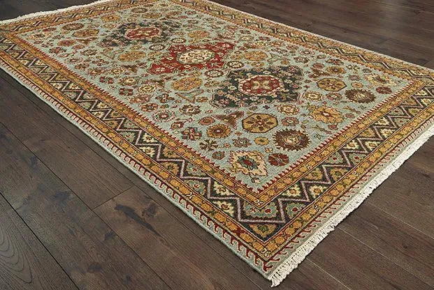 Tommy Bahama Angora 12306 Blue Gold Rug