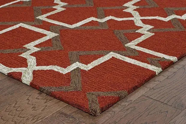 Tommy Bahama Atrium 51103 Red / Brown Rug