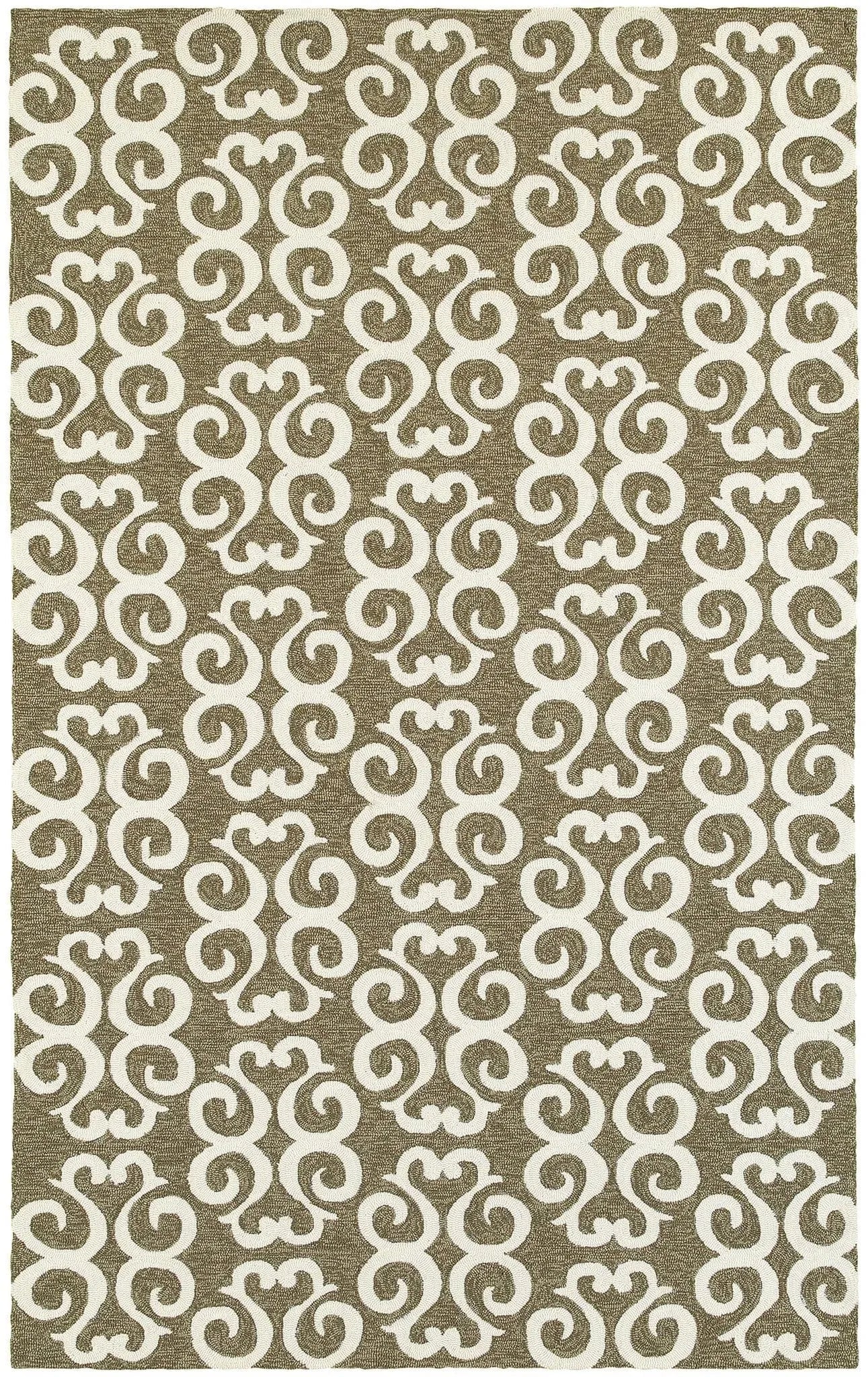Tommy Bahama Atrium 51108 Brown / Ivory Rug