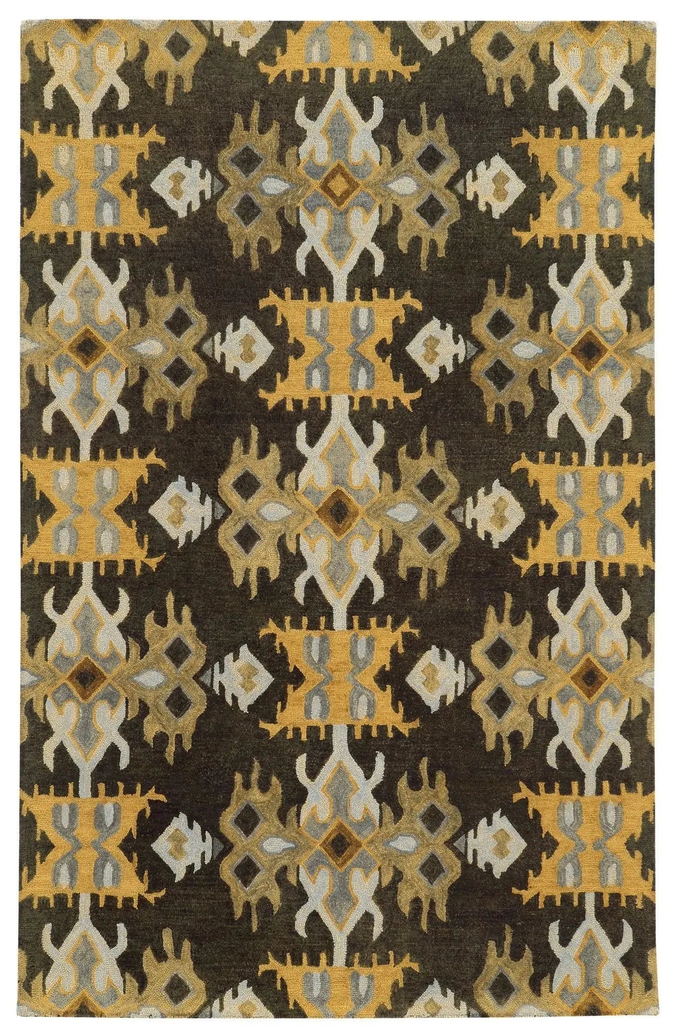 Tommy Bahama Jamison 53305 Black / Gold Rug